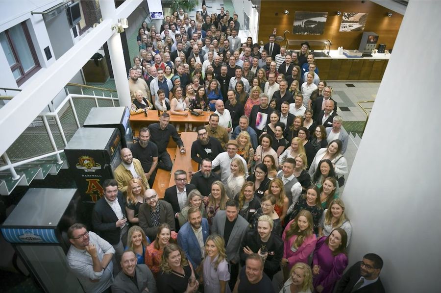 The Digital 22 team we scaled to 350 people